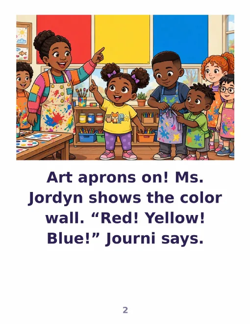 Sneak peek inside Journi Practices Colors — page 2