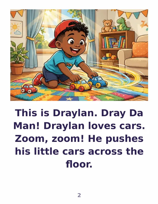 Sneak peek inside Dray Da Man and the Zoom Car — page 2