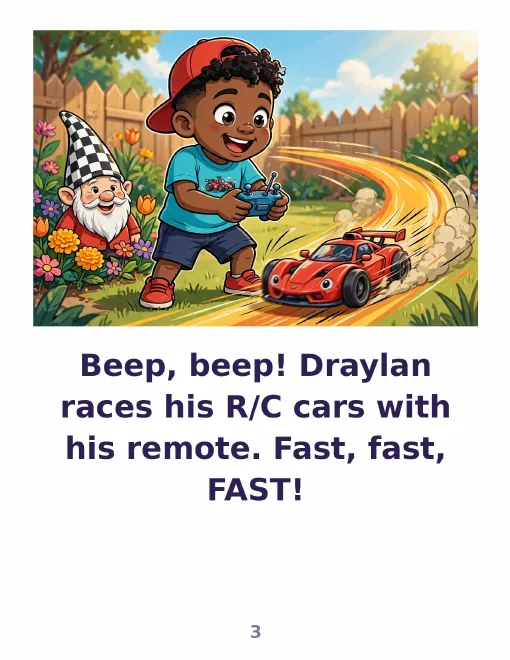 Sneak peek inside Dray Da Man and the Zoom Car — page 3